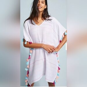 Cupshe Multi-Color Striped Swim Cover Up NWT